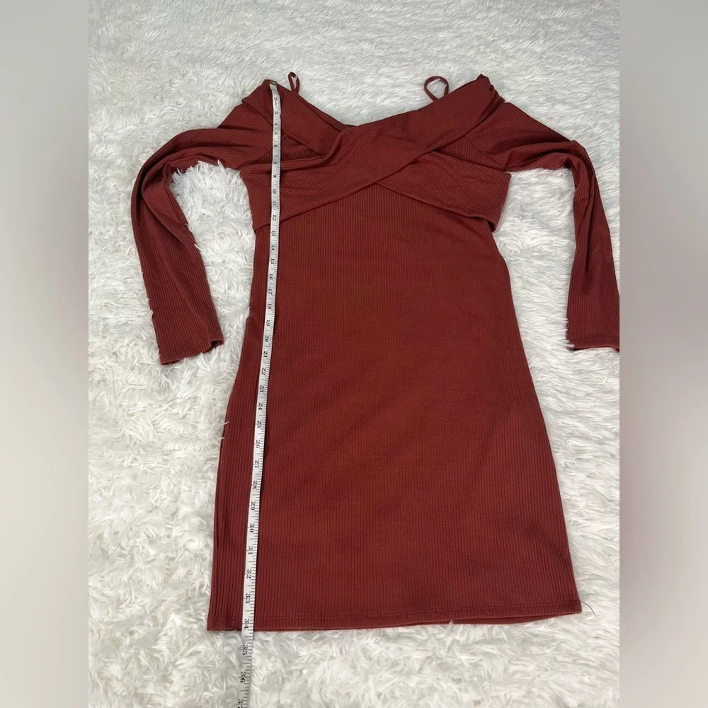 Wasabi + Mint | Criss-Cross Neckline Mini Dress | NWT! - Picture 7 of 7